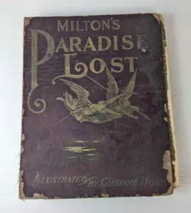 Antique Miltons's Paradise Lost Illustrated by Gustave Dore Book AS IS - Picture 1 of 19