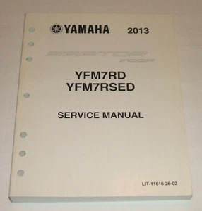 Yamaha 2013 2014 Raptor 700 manual de servicio Yfm700 Yfm700r Yfm 700r reparación - Imagen 1 de 6