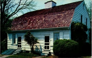 Tarjeta postal McKONKEY FERRY HOUSE Washington Crossing State Park NUEVA JERSEY NJ - Imagen 1 de 2