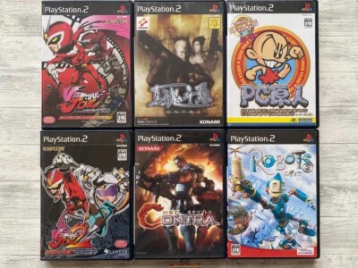 SONY PS2 Viewtiful Joe 1 2 & Shin & Neo Contra & PC Genjin & Robots from Japan - Image 1 of 4
