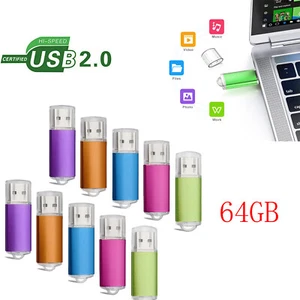 Clé USB 64 Go clés USB pour stockage de données mémoire clé USB 10pack 64G - Photo 1/11
