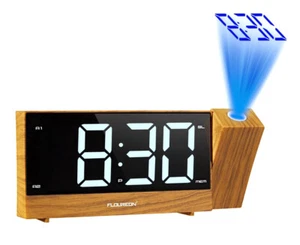 Projection Radio Desk LED Digital Alarm Clock with Sleep Timer - Picture 1 of 6