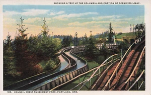 PORTLAND ODER COUNCIL WAPPEN VERGNÜGUNGSPARK FAHRTEN NACH COLUMBIA & EISENBAHN 100322 - Bild 1 von 2
