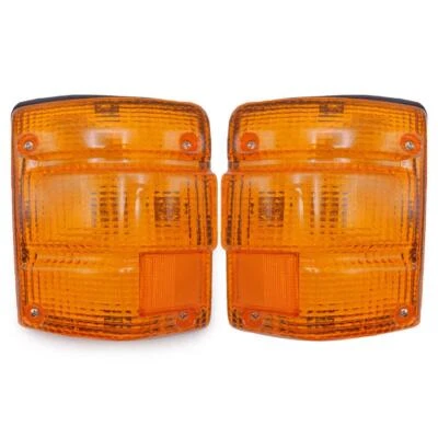 Par de lámparas de esquina naranja ámbar para Hino FL18 FM227 FM FF GD 1985 - 1991 Foto 1 de 4