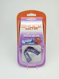 Protector bucal Shock Doctor Kool Aid Gel Max Power Flavor Fusion - uva talla adulto - Imagen 1 de 3