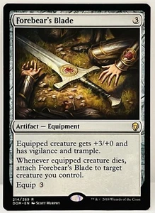 Forebear's Blade -#214-MTG-Dominaria (DOM)-Regular-NM - Picture 1 of 2