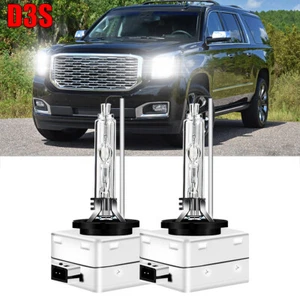 For GMC Yukon XL 2015-2019 2X D3S Front HID Xenon White Headlight Bulbs Low Beam - Picture 1 of 12