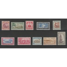 WESTERN SAMOA 1952 DEFINITIVA SOGGETTI VARI 10 V MNH MF78307