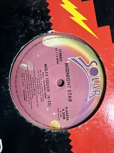 Midnight star MIDAS TOUCH 12" 1986 SOLAR 66836 ELECTRONIC FUNK AND SOUL - Picture 1 of 2