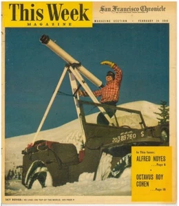 This Week Magazine February 24 1946 Walter Roberts Astronomer USA Kennel Club - Picture 1 of 1