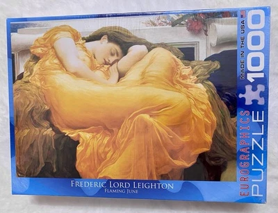 Rompecabezas Flaming June 1000 Piezas Eurográfico Nuevo Foto 1 de 4