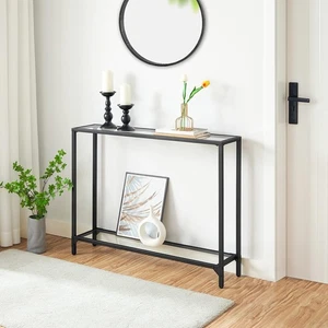 HOOBRO Console Table Sofa Table Entryway Table Couch Table 39.4" x 8.7" x 31.5" - Picture 1 of 9