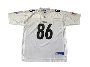 NFL Reebok Pittsburgh Steelers Ward 86 Camiseta Blanca Talla 2XL Super Bowl XL Grande - Imagen 1 de 4