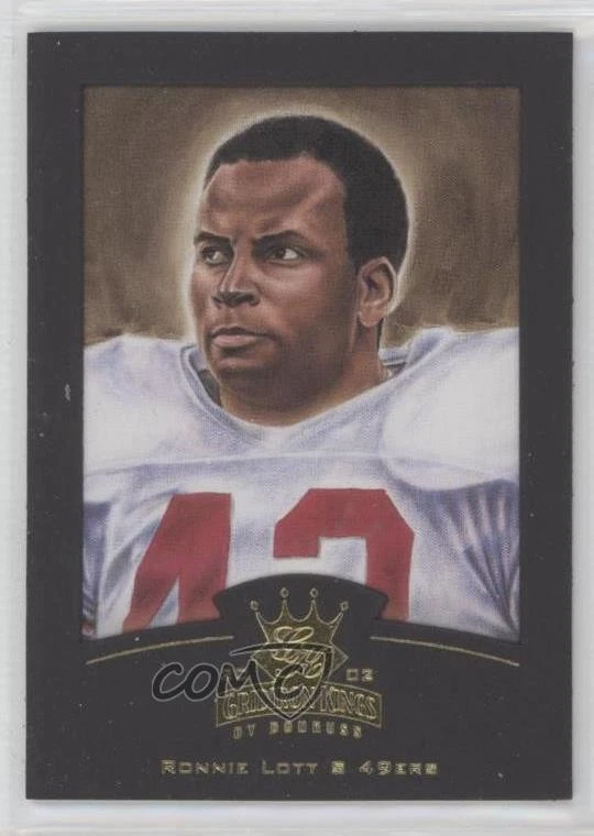 2002 Donruss Gridiron Kings Gold /100 Ronnie Lott #162 HOF - Image 1 of 2