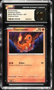 Charmander Cosmos Holo 047 Black Star Promo CGC 10 Prístino 2023 - Imagen 1 de 2