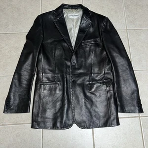 Dolce & Gabbana Leder Blazer Jacke Knopfleiste Damen 12 - Bild 1 von 15
