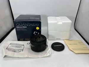 Quantaray 24mm F2.8 AF Tech 10 Automatic Wide Angle Mult-Coated Minolta AF Lens - Picture 1 of 18