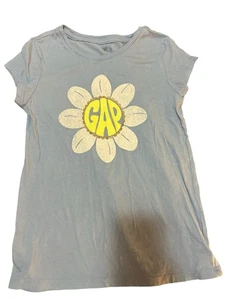 GAP Kids Blue Daisy Graphic T-Shirt – Size XXL (Kids) - Picture 1 of 3