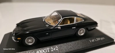 1:43 -Minichamps- 430103304 Lamborghini 400 GT 2+2 1964 Black - Image 1 of 4