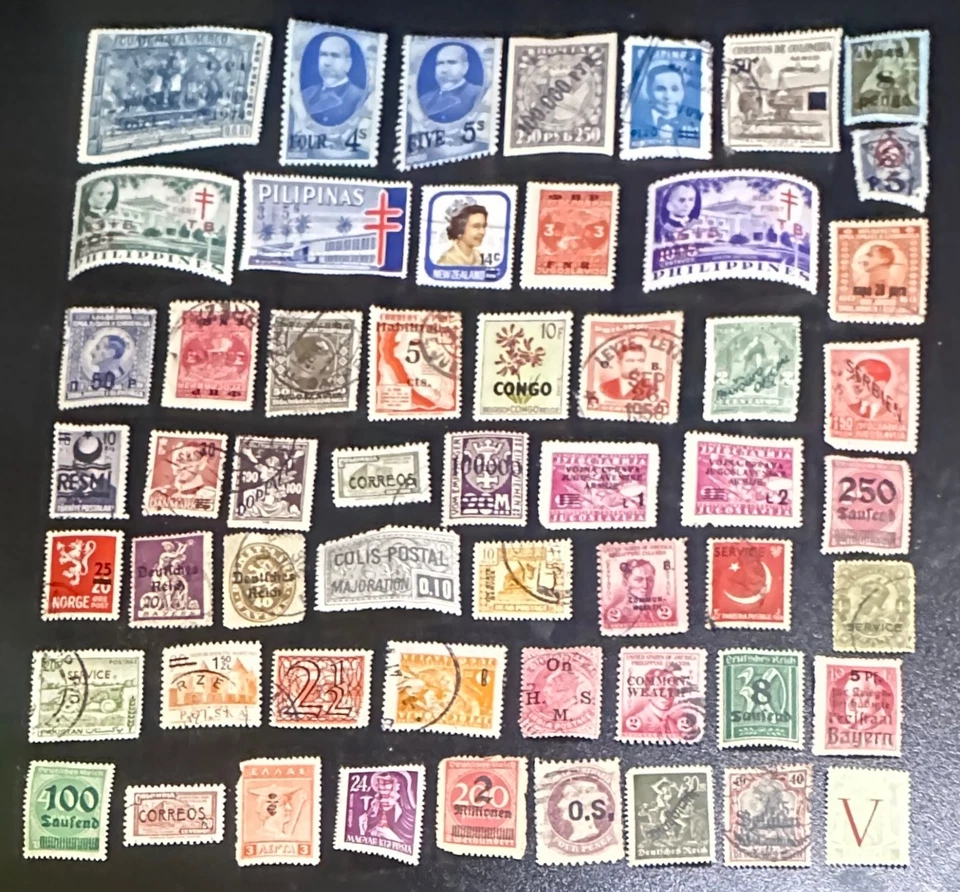 B645, 50+ Stamps Featuring Overprints - Image 1 of 1
