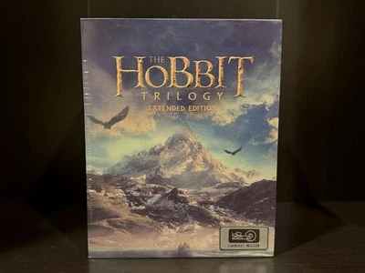 The Hobbit Trilogy 4K Steelbook HDZETA Silver Label Boxset 297/400 RARE NEW Foto 1 de 4