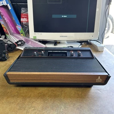 Atari 2600 CX-2600A Vintage Video Game Console Controller Bundle - Tested - Image 1 of 4