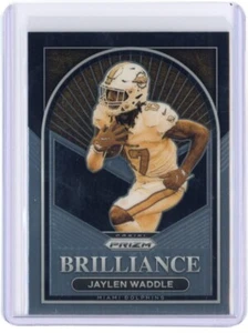 2022 Panini Prizm Jaylen Waddle Brilliance Insert #B-12 Miami Dolphins - Picture 1 of 2