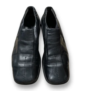 Paul Green München schwarze Leder Slipper Herrenschuhe Größe 8,5 - Bild 1 von 11