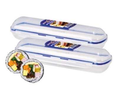 Lock & Lock Gimbap Container 2ea Roll Sandwich Sausage Food portable lunch box - Image 1 of 3