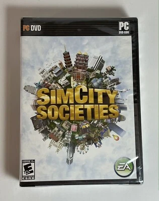 SimCity Societies City Building Video Game 2007 PC DVD-ROM NEW Sealed EA Games - Image 1 of 4