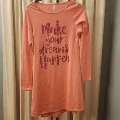 Fab Niños Niñas Camiseta Ropa de Dormir Camisón "Haz que tus sueños sucedan" Rosa 14/16 Foto 1 de 4