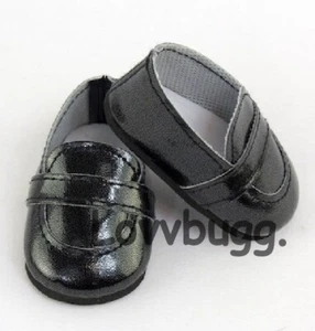 "Mocasines negros para American Girl Boy Logan 18" zapatos de muñeca esmoquin ¡ENVÍO GRATUITO AÑADIDOS! - Imagen 1 de 12