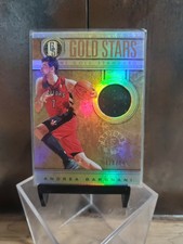 ANDREA BARGNANI 2011-12 GOLD STANDARD GOLD STARS JERSEY CARD /149  raptors MINT