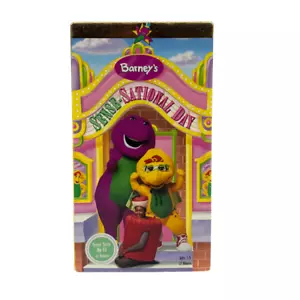 Barney & Friends Sense-Sational Day VHS 1996 Video Tape PBS Classic Collection - Picture 1 of 3