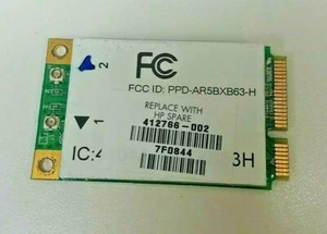 HP Pavilion DV9700 412766-002 Mini PCI WIFI Card IC 4104A 455549-001 / 45 - Picture 1 of 2