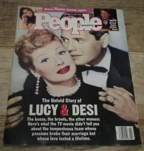 2/18/91 People Magazine "The Untold Story of Lucy & Desi" Booze Brawls Babes B - Picture 1 of 5