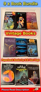 Sci-Fi Book Bundle: A E Van Vogt 9 x Paperbacks Inc The Mind Cage +More (USED) - Picture 1 of 11