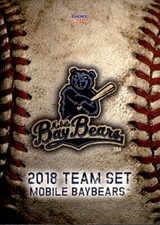 2018 Mobile BayBears Choice #NNO Logo Checklist - NM Baseball Card