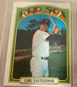 1972 Topps # 37 Carl Yastrzemski VG-VGEX Boston Red Sox Yaz - Picture 1 of 3