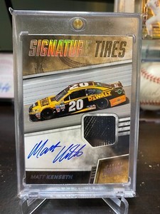2018 Panini Prime Racing NASCAR Signature Tires Matt Kenseth 78/99 DeWalt Racing