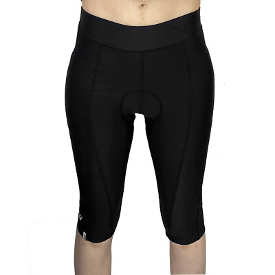Netti Pro Capri 3/4 Womens Cycling Shorts - Black - image 1 of 4