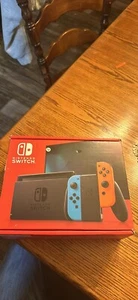 Nintendo Switch with Neon Blue and Neon Red Joy-Con (HAC-001-01) - Picture 1 of 3