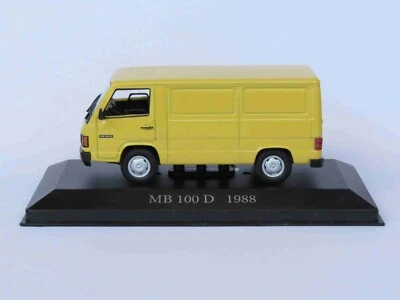 DIE-CAST TRUCK CAMION VAN MERCEDES BENZ MB 100 D 1988 - DE AGOSTINI 1:43 #79 - Immagine 1 di 2