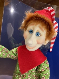 KRINGLEKIN- 18” Posable Christmas Elf Sculpture - Rare Handmade Collection - Picture 1 of 11