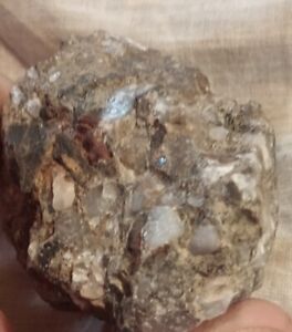 Kimberlite w/ Visible Diamonds & Gemstones. 56 Grams. Very Unique!