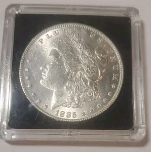 1885 morgan silver dollar BU - Picture 1 of 2