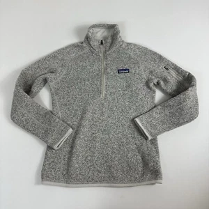 Patagonia Better Sweater 1/4 Zip Pullover Jacket Tan Women’s Small Fleece - Picture 1 of 8