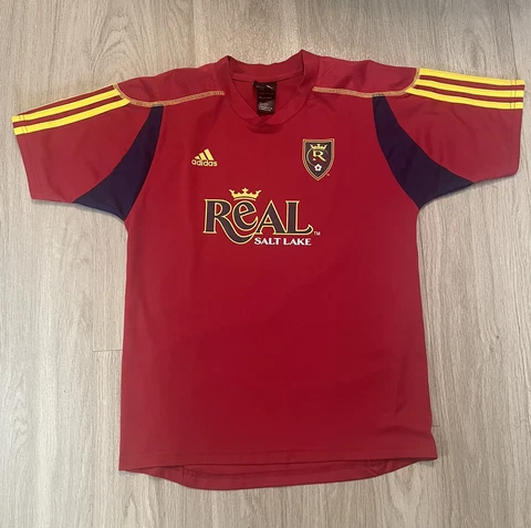 VINTAGE MLS Adidas Real Salt Lake Jersey Men Adult Large Soccer Futbol Cover