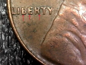 1951-P Lincoln Wheat Cent Penny - DDO#2 - Double Die - Error Inv#E4283 - Picture 1 of 4