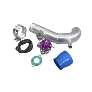 CX Polished Aluminum 2.75" Intake Pipe For S13 S14 RB20DET Skyline RB20/25 Blue - Picture 1 of 6